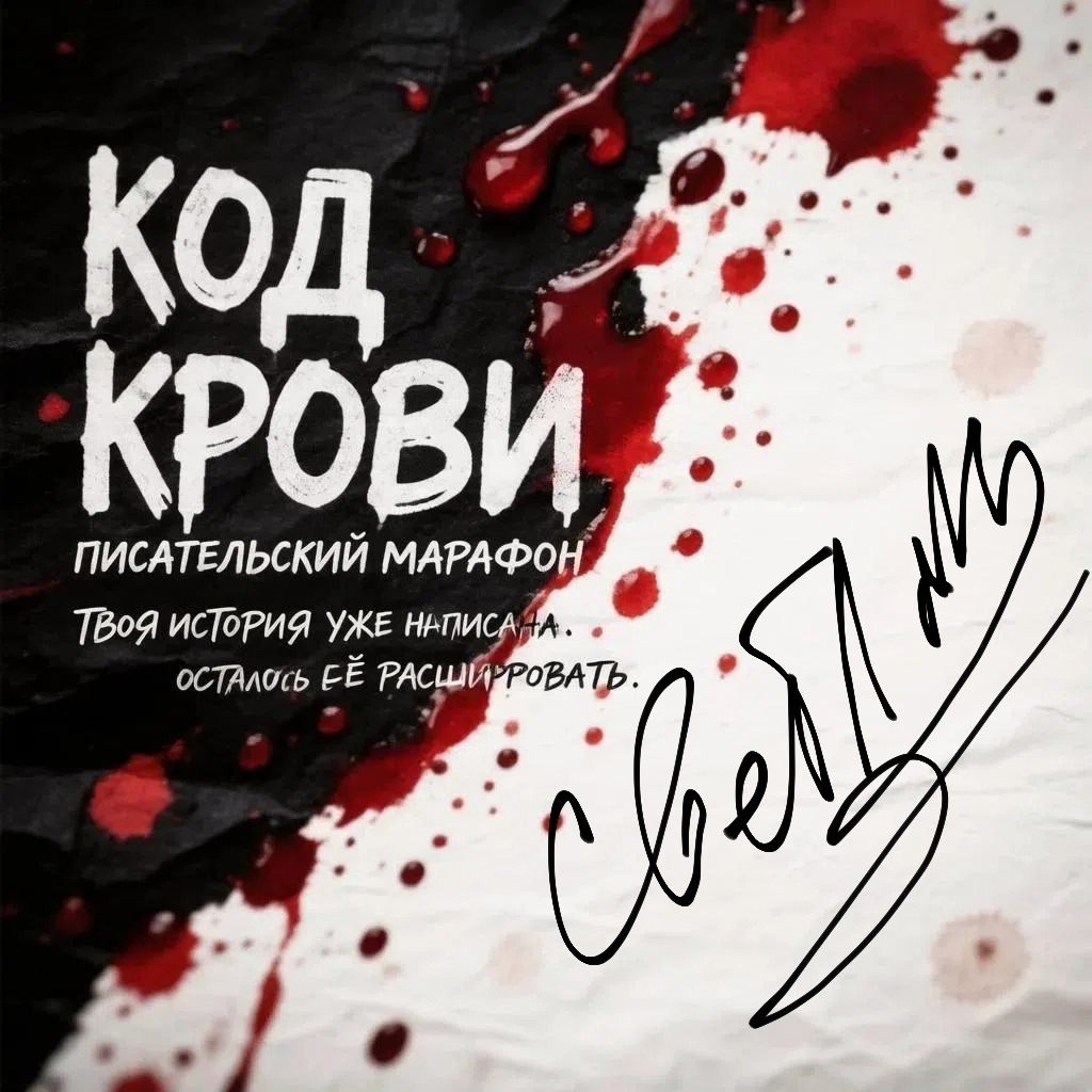Афиша писательского марафона «Код крови»: твоя история уже написана — осталось её расшифровать